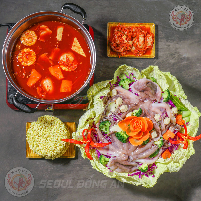 Mì Kim Chi Bạch Tuộc